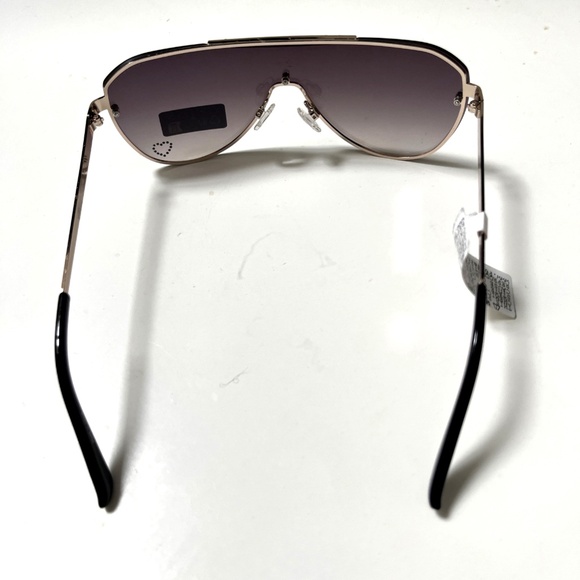 New Original GUESS Aviator Wrap Sunglasses GO00039 Rimless Rhinestones Heart - Picture 3 of 8
